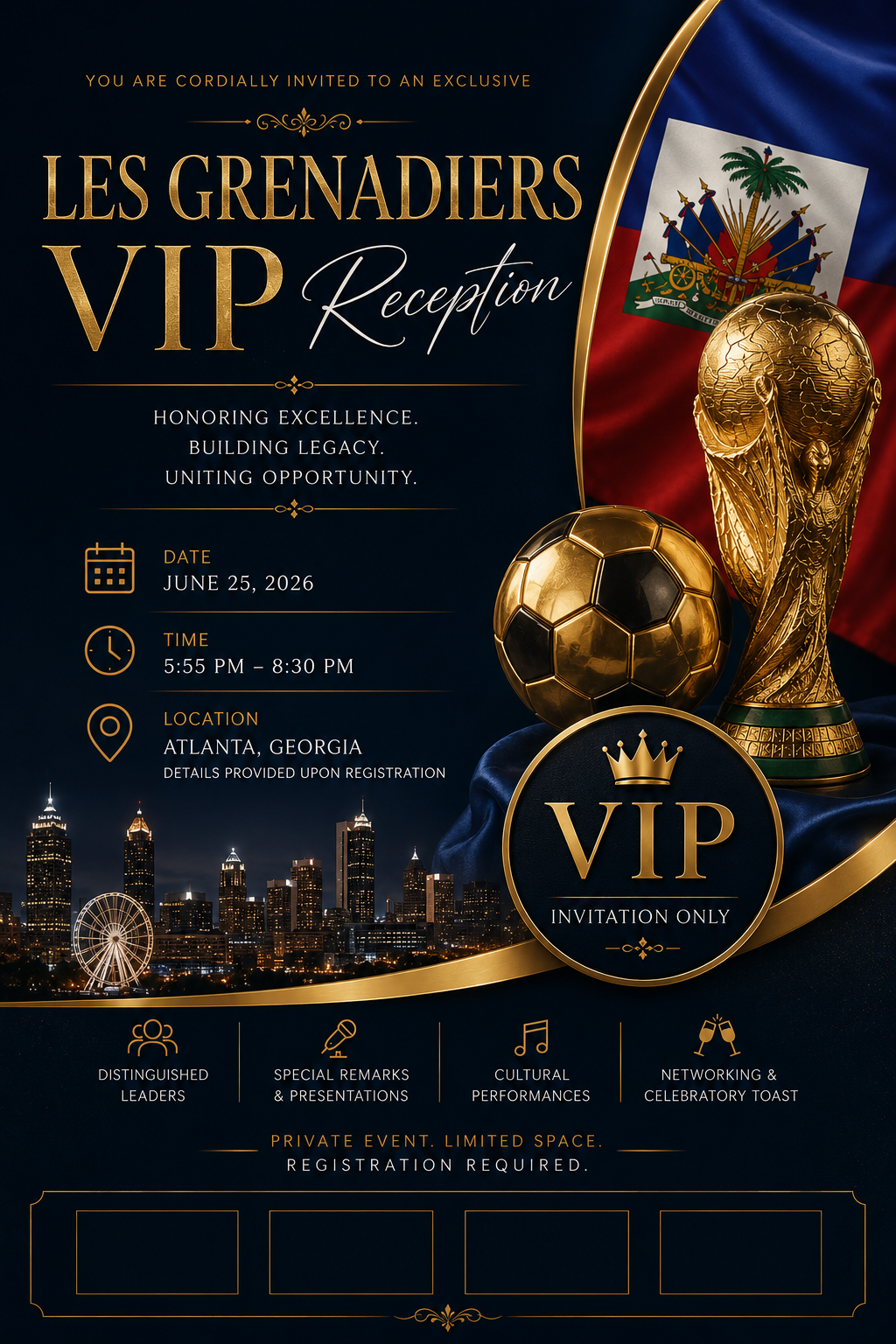 Les Grenadiers VIP Reception